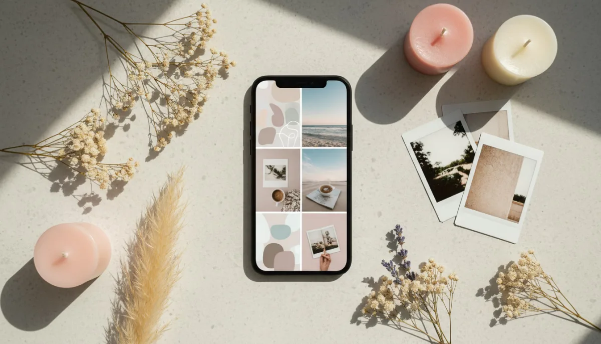 Aesthetic Collage erstellen – kostenlos & online Beispiel