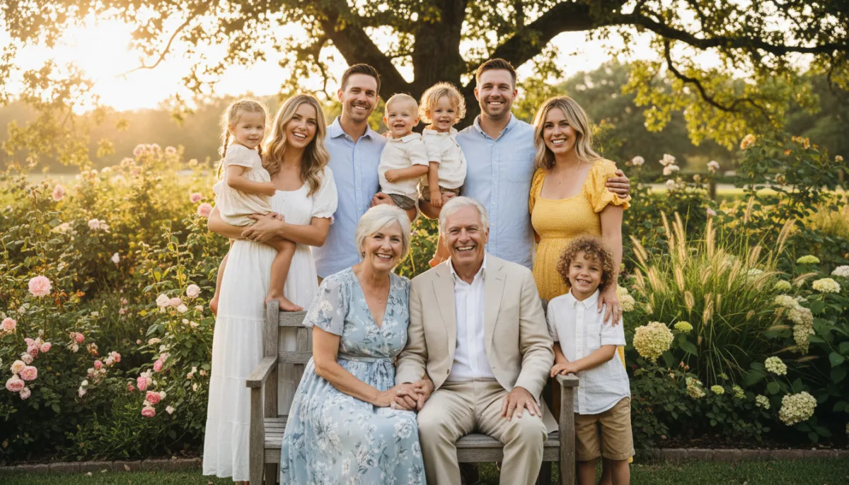 Familienchronik-Collage Beispiel